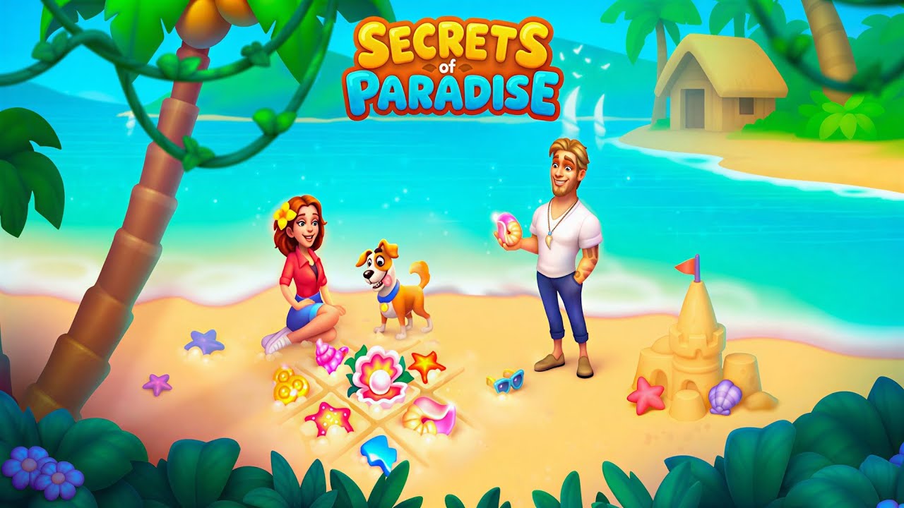Secrets of Paradise Merge Game (by UGO Games) IOS Gameplay Video (HD)