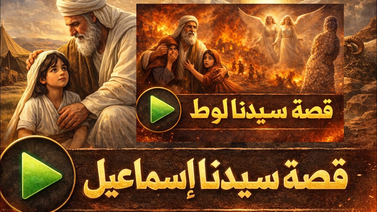 بين الفداء والعذاب: قصة إسماعيل ولوط عليهما السلام