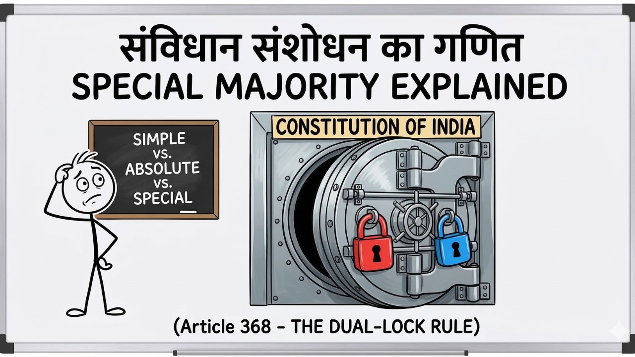 Types of Majorities in Indian Constitution Explained | Simple, Absolute, Effective & Special