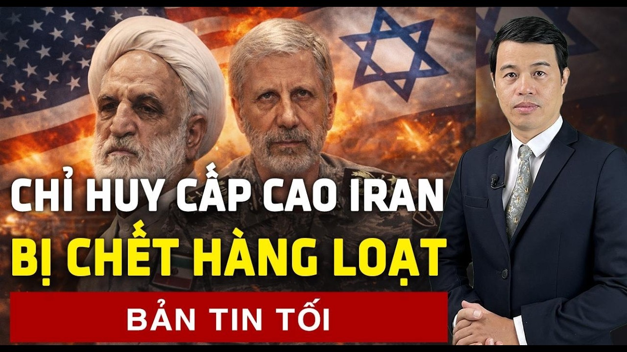 Bộ trưởng Quốc phòng, Tư lệnh IRGC cùng hàng loạt tướng Iran bị tiêu diệt | 60 Giây Tinh Hoa TV