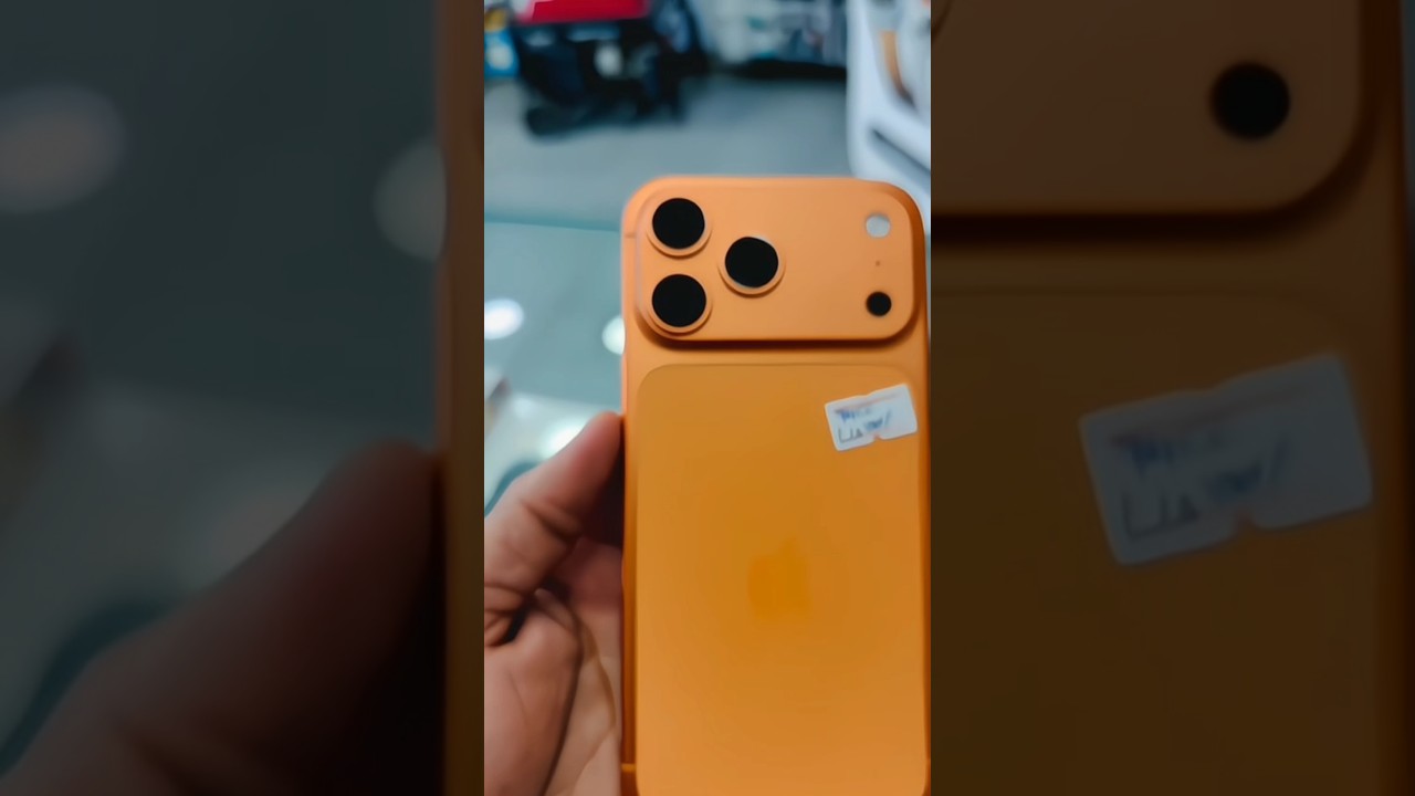 iphone 17 pro max unboxing and full review orange color 