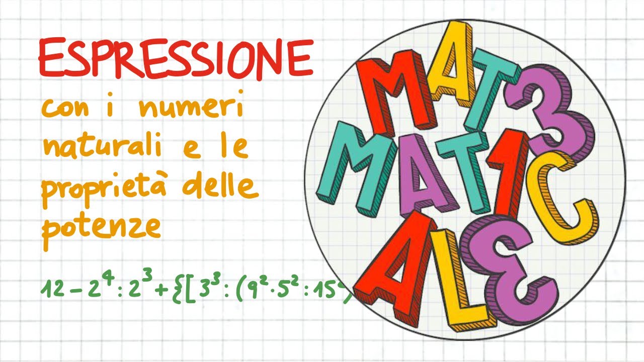ESPRESSIONE con i numeri naturali e le proprietà delle potenze _ NN20