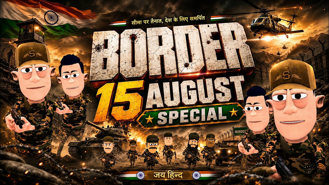 बॉर्डर पर 15 अगस्त 🇮🇳🔥 | Independence Day Special | @KomedyKeKing | Army Real Hero.