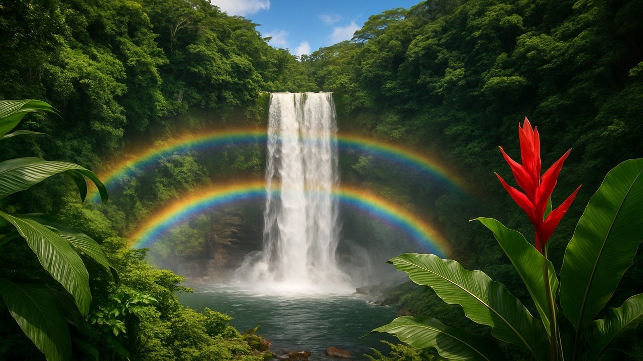 Memory Cinematic 19:A Day in the Jungle: Twin Rainbow Falls to Nightfall | THERA’s Horizon