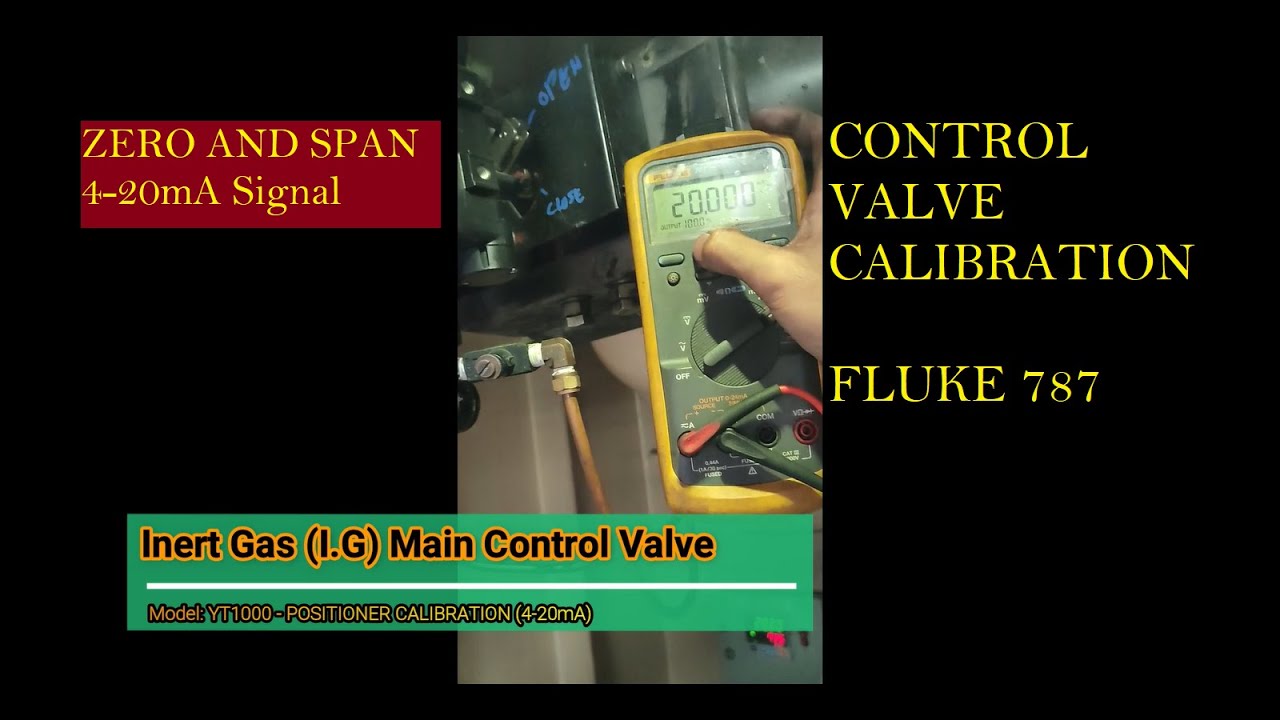 How to Calibrate Control Valve  using 4-20mA signal?! II Zero and Span