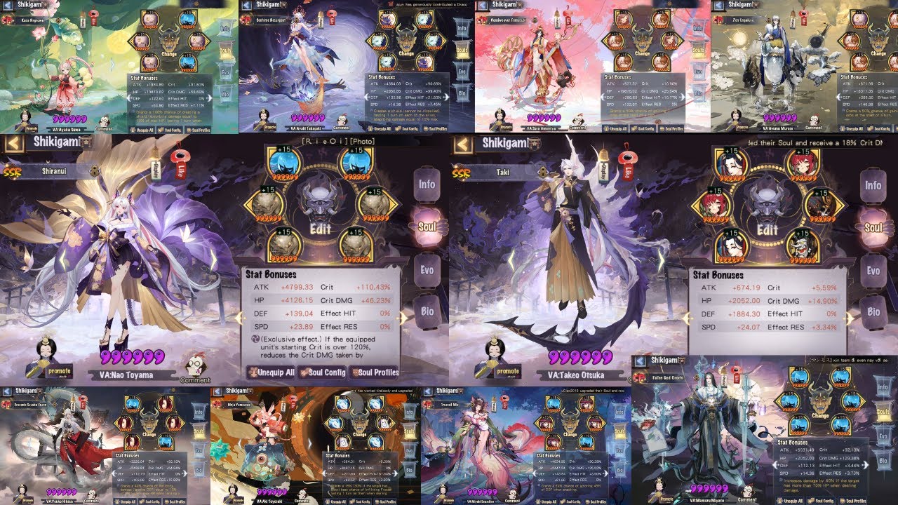 【Onmyoji】Shikigami's Soul set for PVP 一 2024
