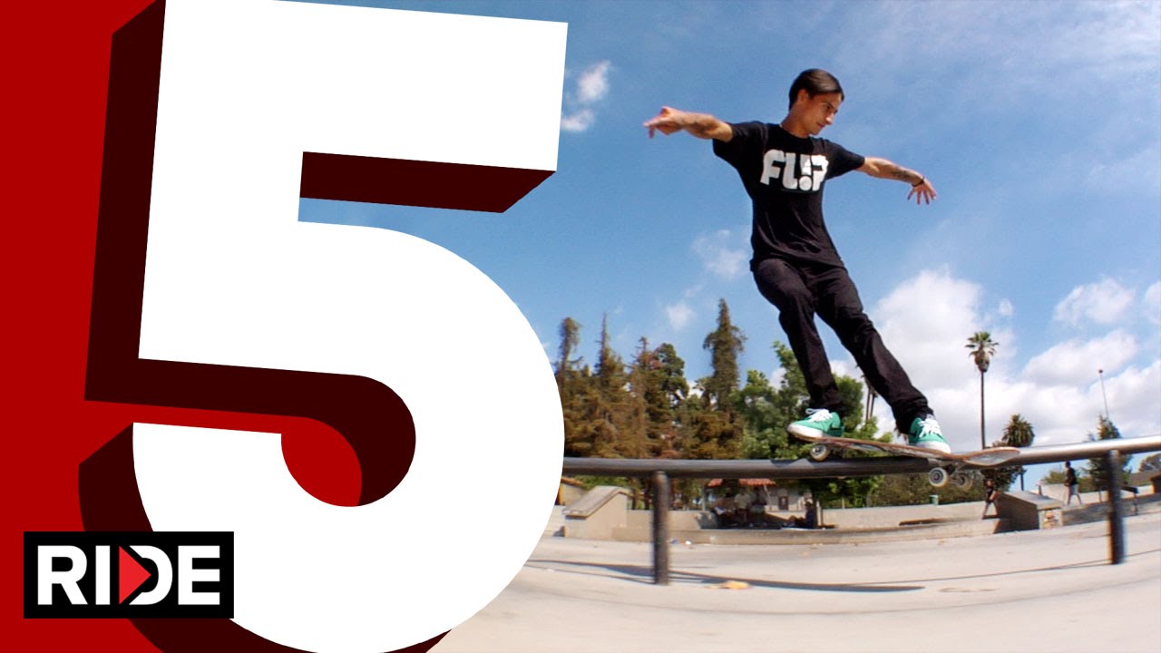 Oscar Meza's 5 Favorite Flatbar Tricks