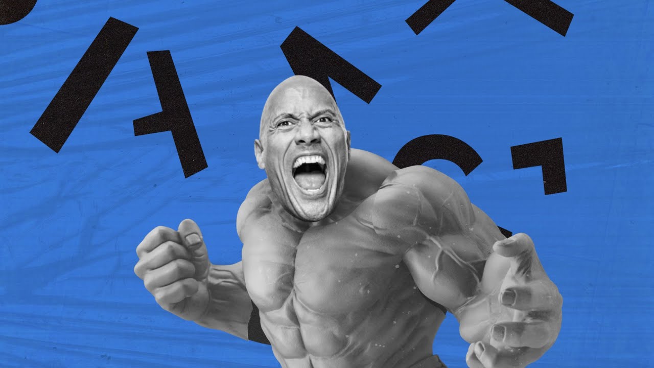 Dwayne Johnson - Back Against The Wall (Collage Animation)