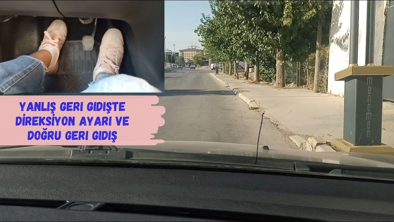 25 Metre Geri + Ani Fren: Sınavda Böyle Yapılır!