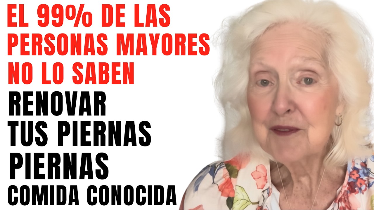 Adultos mayores Coman ESTE 1 alimento y recuperen la fuerza en las piernas en solo 12 horas