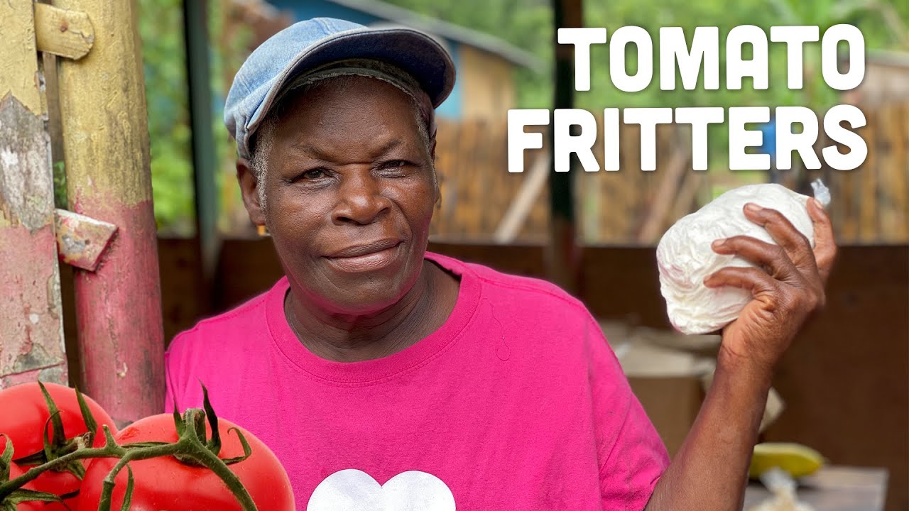 Tomato Fritters with Doret! Jamaican Classic 🍅