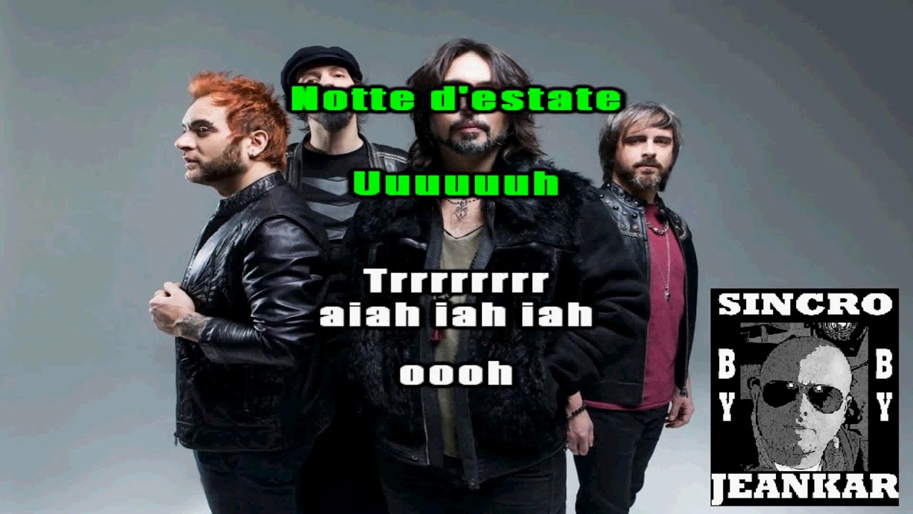 IN UNA NOTTE D'ESTATE - LE VIBRAZIONI - KARAOKE