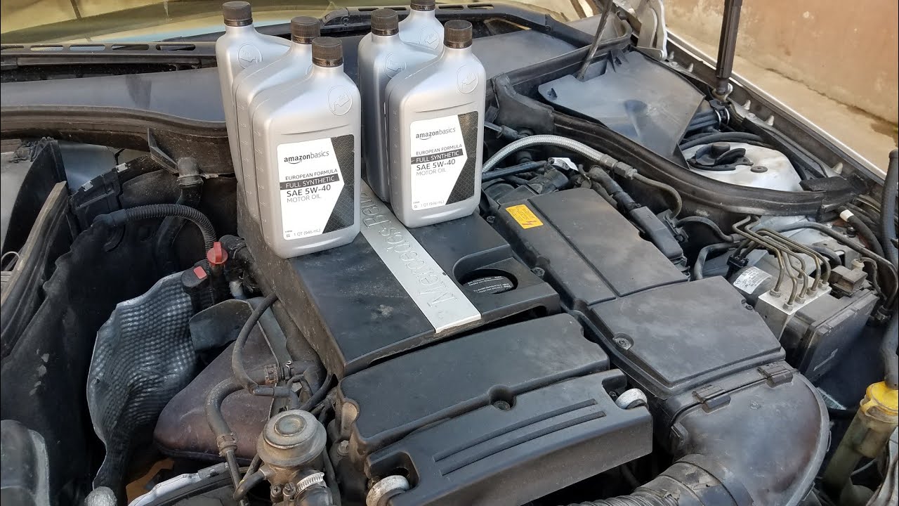 Mercedes W203 C230 CAMBIO DE ACEITE DE MOTOR, FILTRO, REVISAR NIVEL Y RESETEAR INDICADOR DE SERVICIO