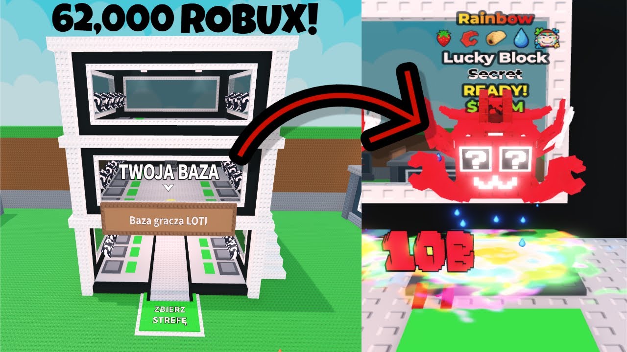 OTWORZYŁEM CAŁĄ BAZĘ SECRET LUCKY BLOCKÓW I STAŁO SIĘ TO... w Steal a Brainrot!