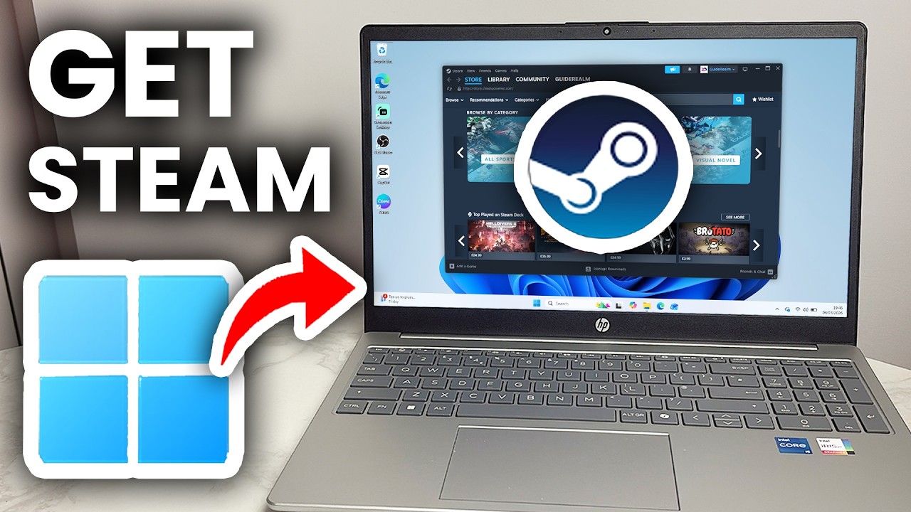 How To Download Steam On PC or Laptop - Install Steam