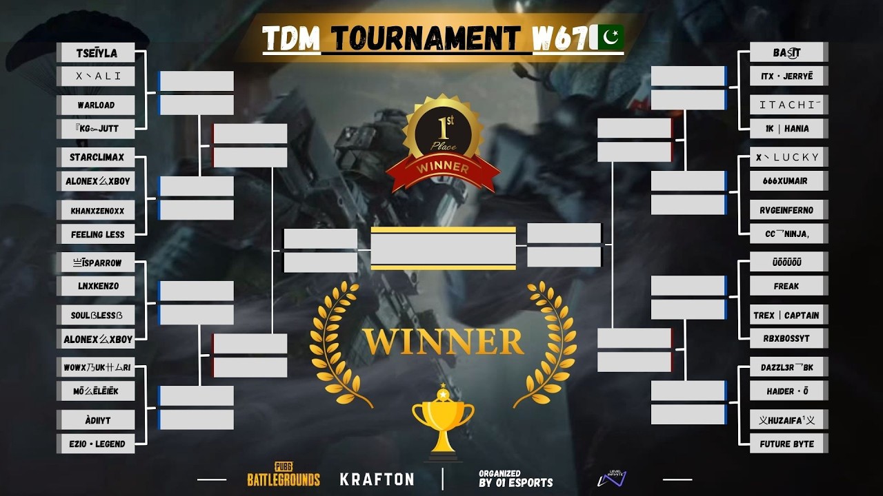 TDM TOURNAMENT w67 • Day 01 🔥 | Pakistan’s Best 1v1 Battles LIVE!