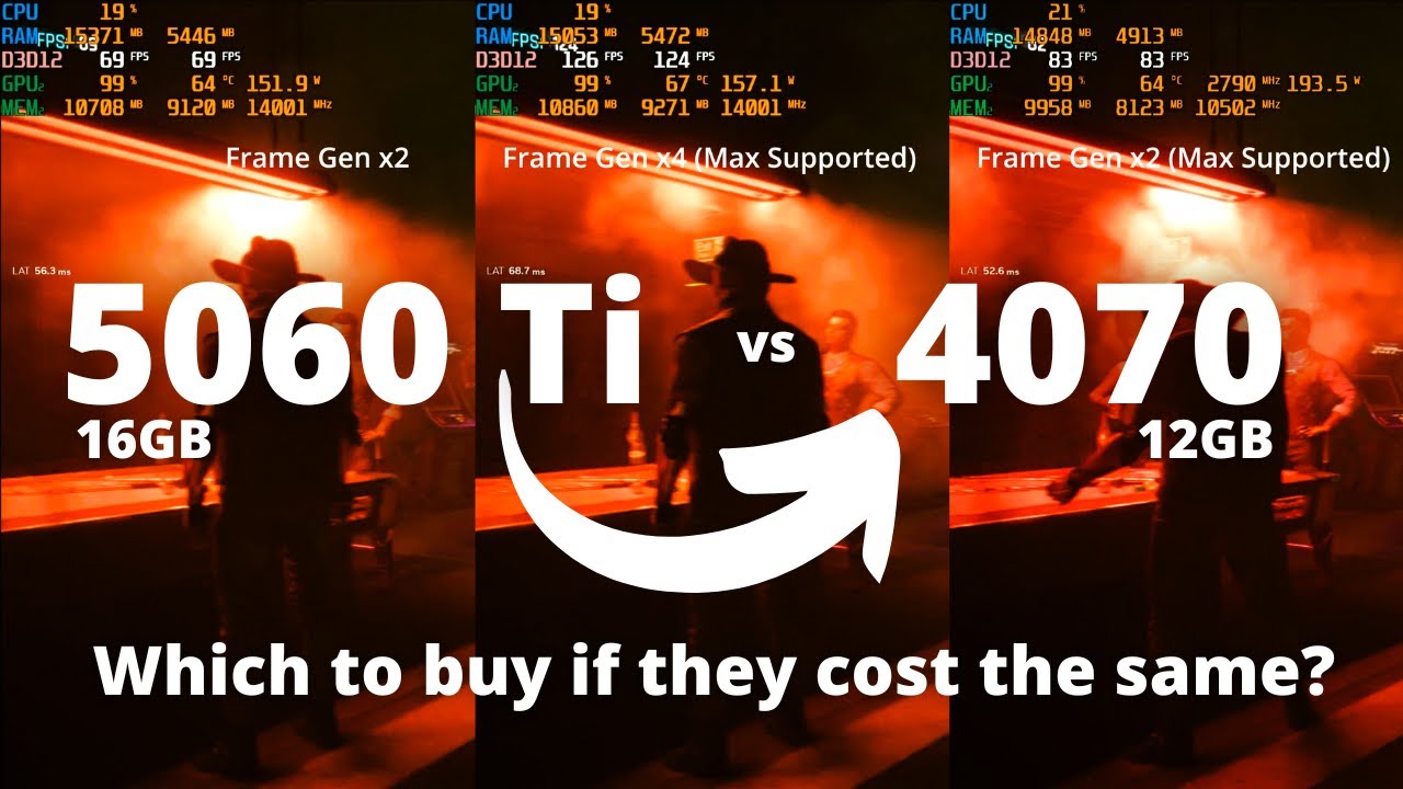 5060 Ti 16GB vs RTX 4070: The Ultimate Comparison!!!