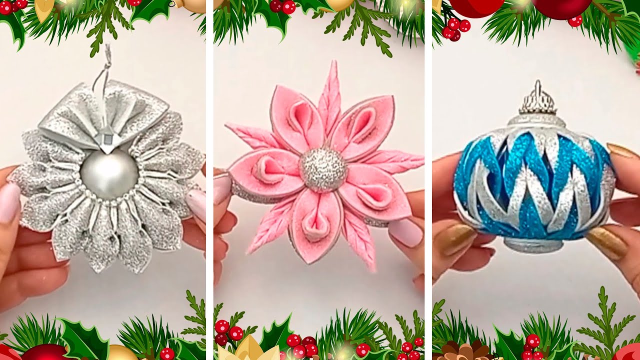 3 Christmas Diy Decor Ideas at Home 🎄 Christmas Decorations Ideas 2023