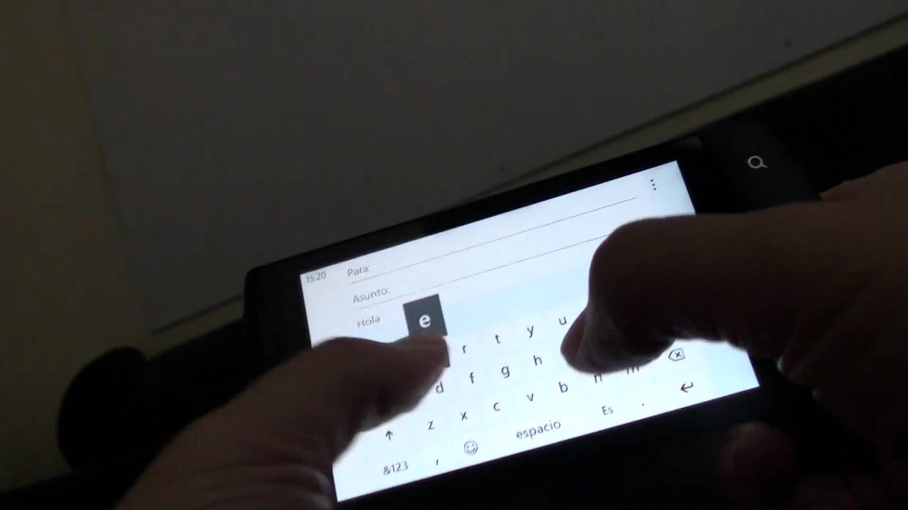 Teclado en Windows Phone 7