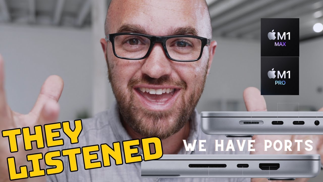 NEW Macbook Pro M1 MAX is here. WE HAVE PORTS!