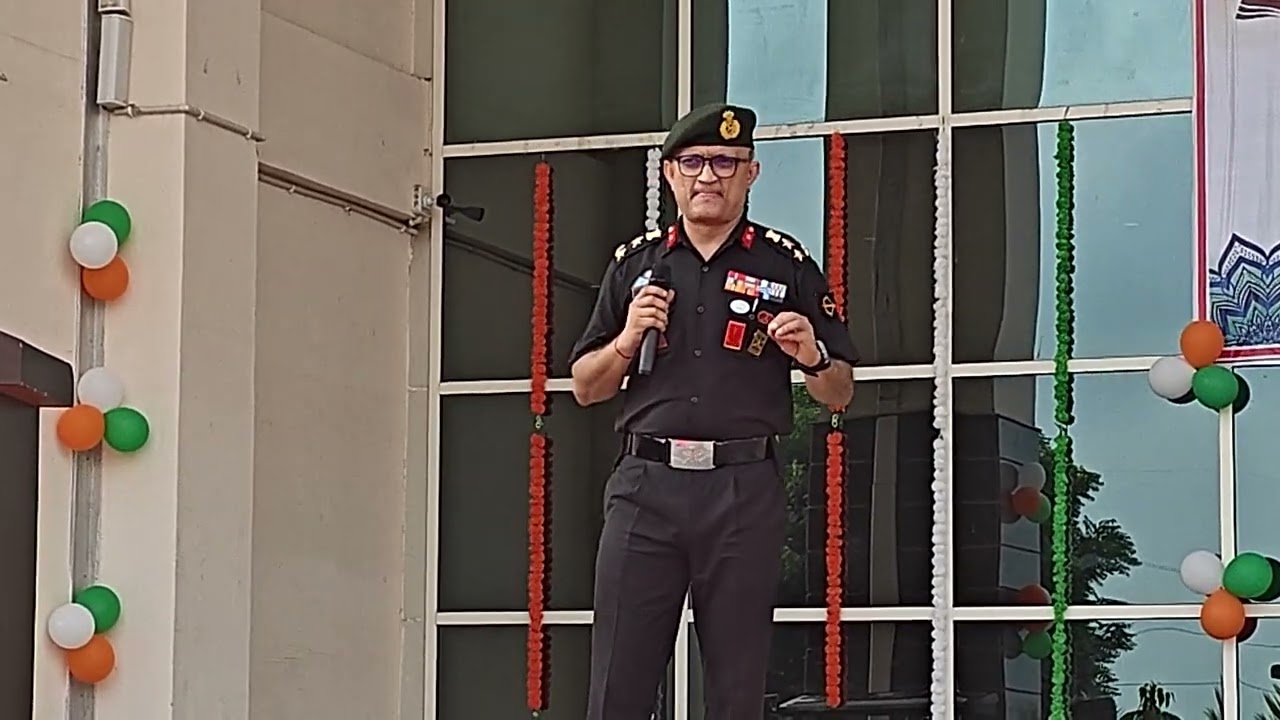 Motivational Speech by Brig Vivek Singh Thakur, SM on Independance Day 2025