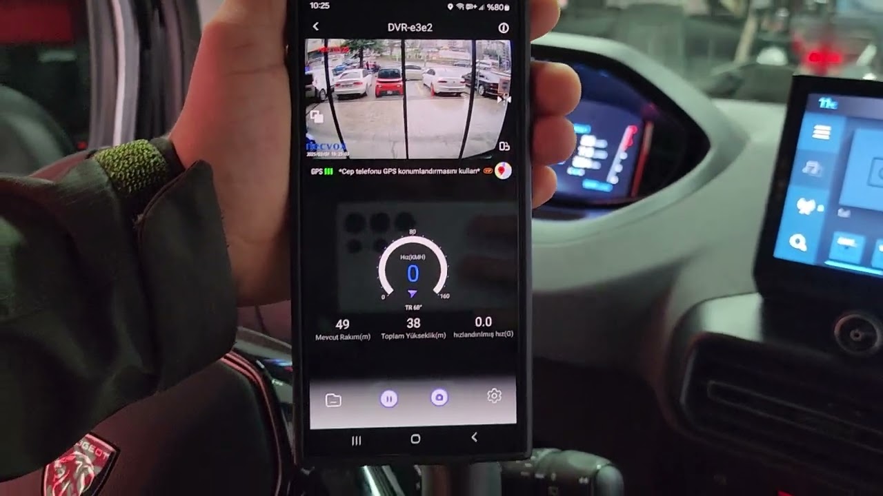 necvox yol kayıt kamerası 4k çift yönlü