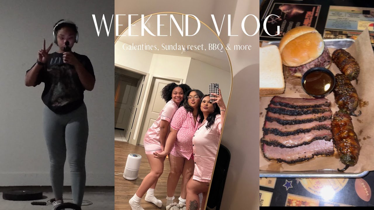 Galentines, Sunday Reset, Cooking & More | Weekend Vlog