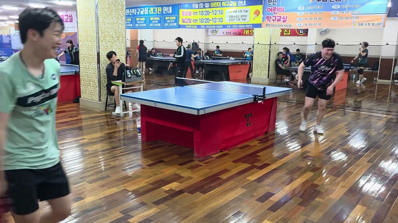 2026.3.7 한신토요리그 예선전 손동근3부 VS 정민재3부 #탁구 #tabletennis #pingpong #한신탁구교실 #김해탁구
