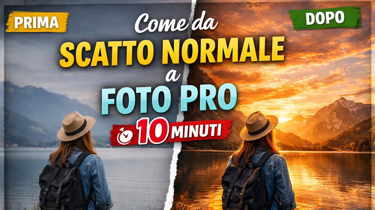 Come’ scatto normale a foto pro in 10 minuti!