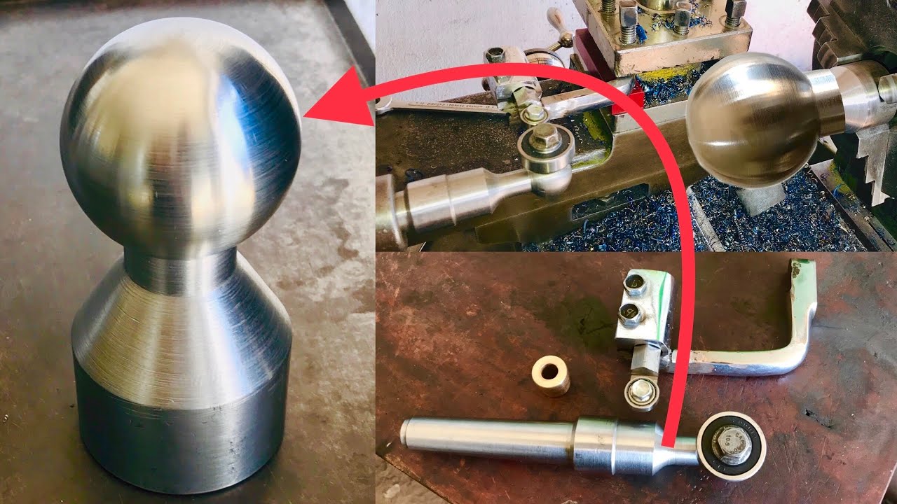 Making a Lathe Ball Turning Tool | Tie rod ball pin size reapering tool for lathe machine