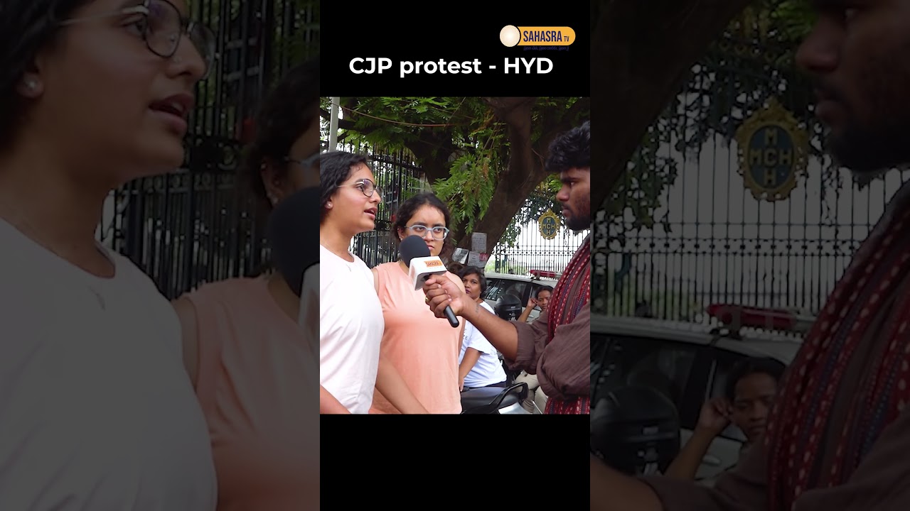 🚨 CJP Protest in Hyderabad (HYD) #radicalajay