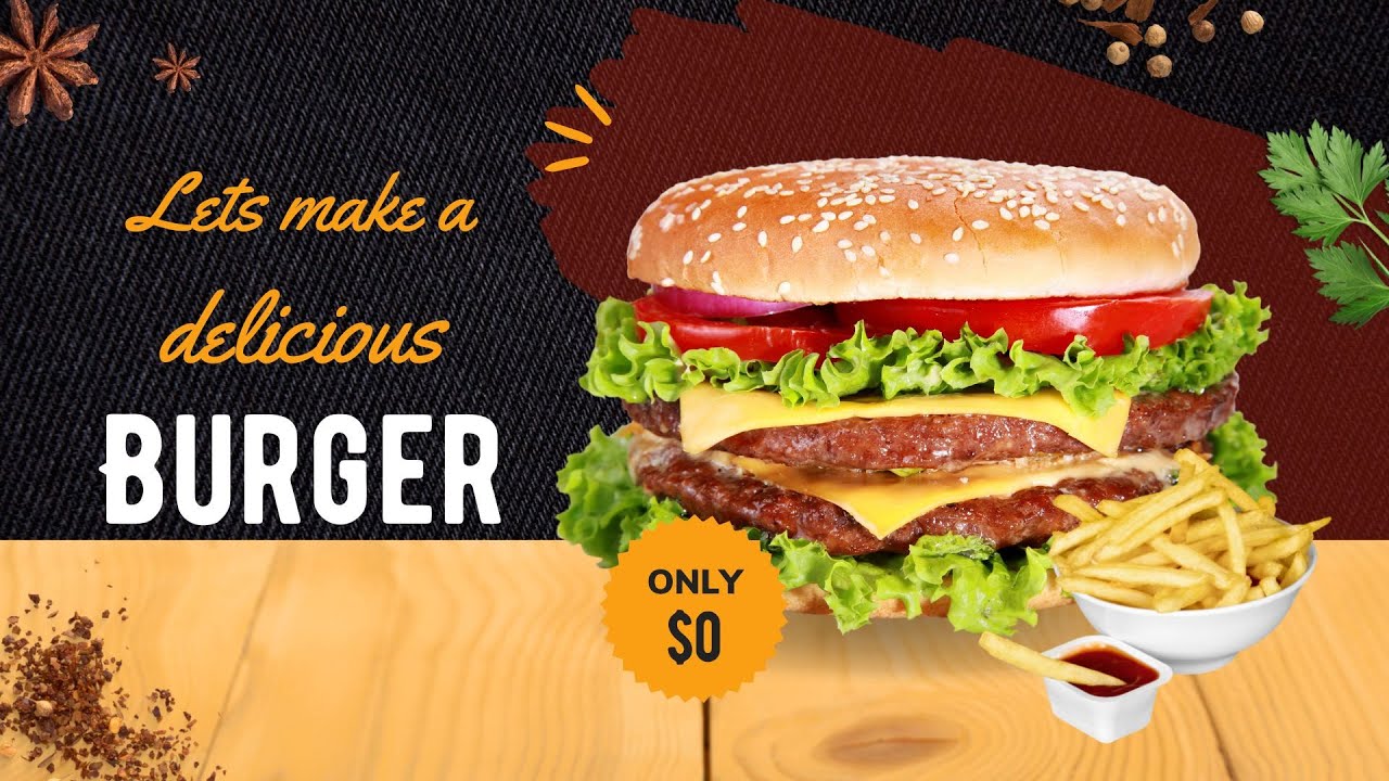 Lets make a juicy burger on Procreate🍔🍔🍔