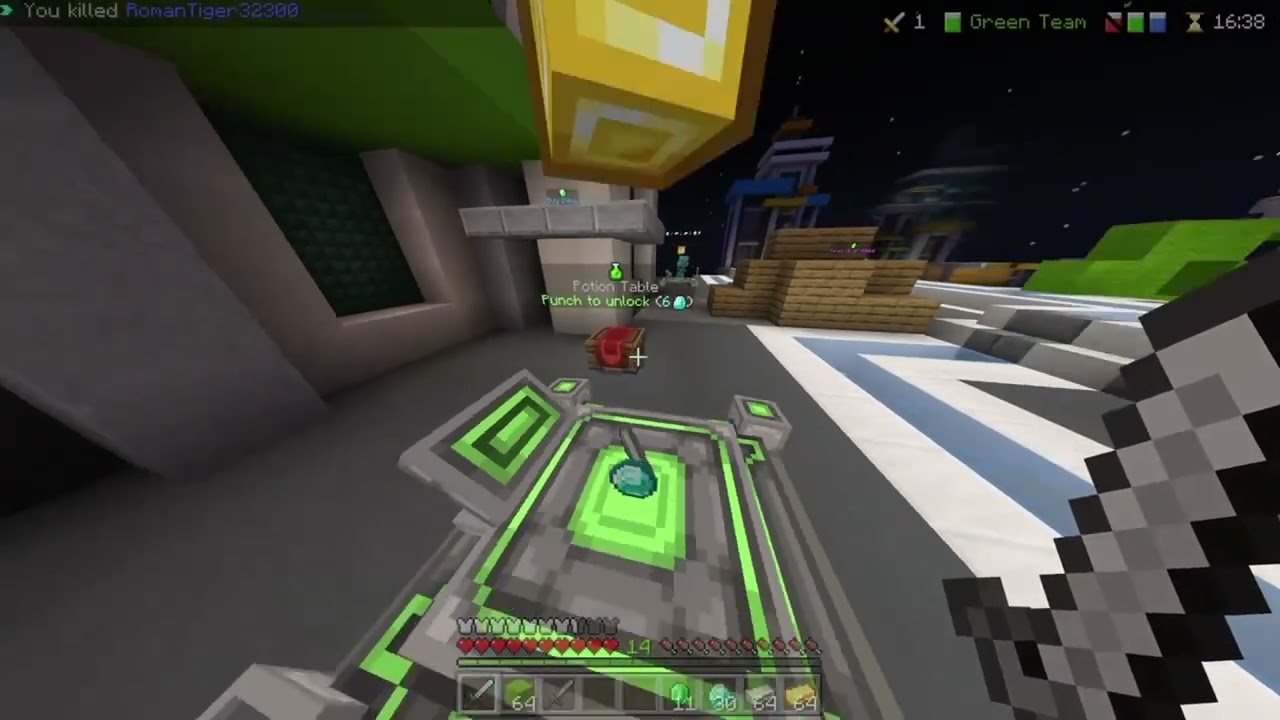 Minecraft bedwars winning every day(day5)