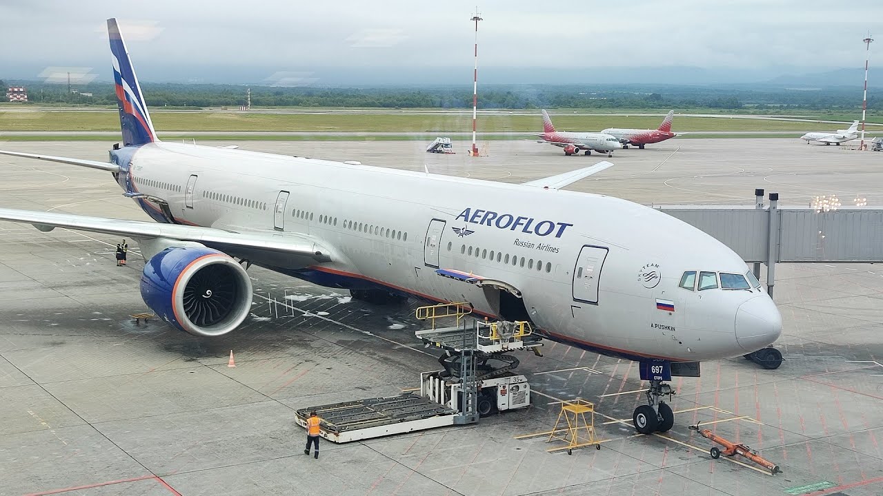 Boeing 777-300ER | Аэрофлот | Перелёт Владивосток - Москва