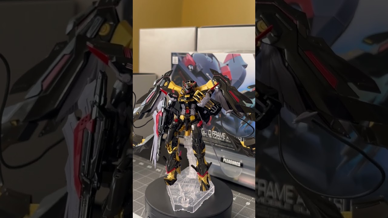 RG GUNDAM ASTRAY GOLD FRAME AMATSU MINA FINAL BUILD #gundam #bandai #gundambuild #gundamcommunity