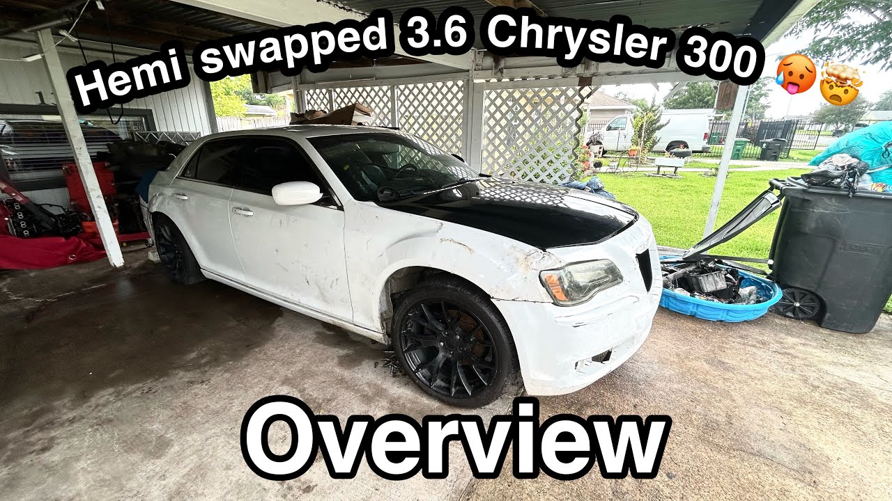 Overview of my 3.6 to 5.7 swapped Chrysler 300 🤯