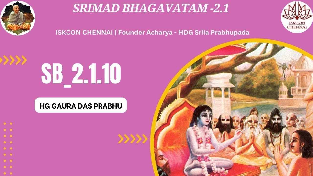 SB_2.1.10 - Unflinching faith in Lord Kṛṣṇa prepares one to become a student of Śrīmad-Bhāgavatam !
