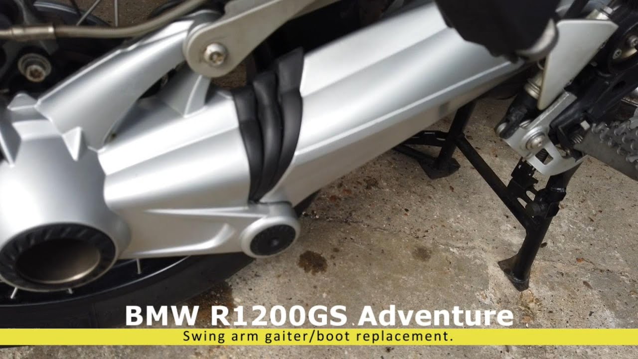 BMW R1200GS Swinging arm boot replacement.