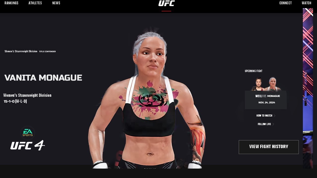 Vanita Monague: The Rise of UFC&rsquo;s New Strawweight Contender | Full Career Journey (UFC 4)