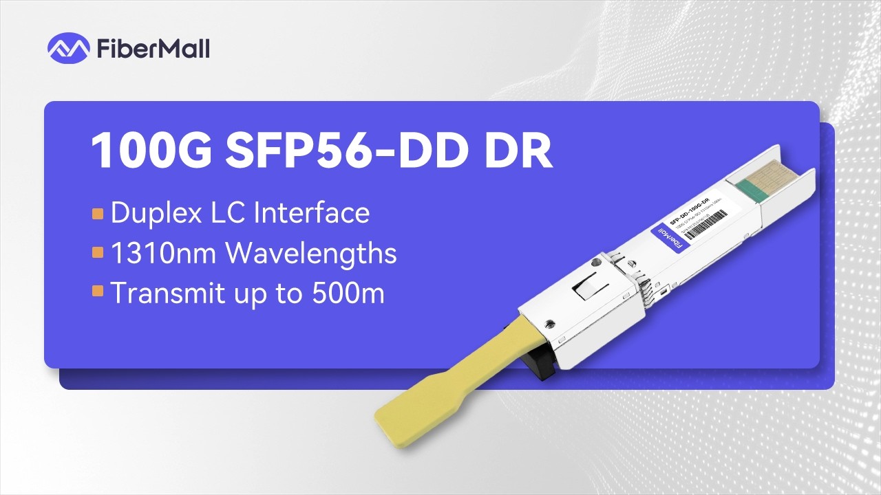 Unleash High-Density Connectivity with the 100G SFP56-DD DR Optical Transceiver | FiberMall