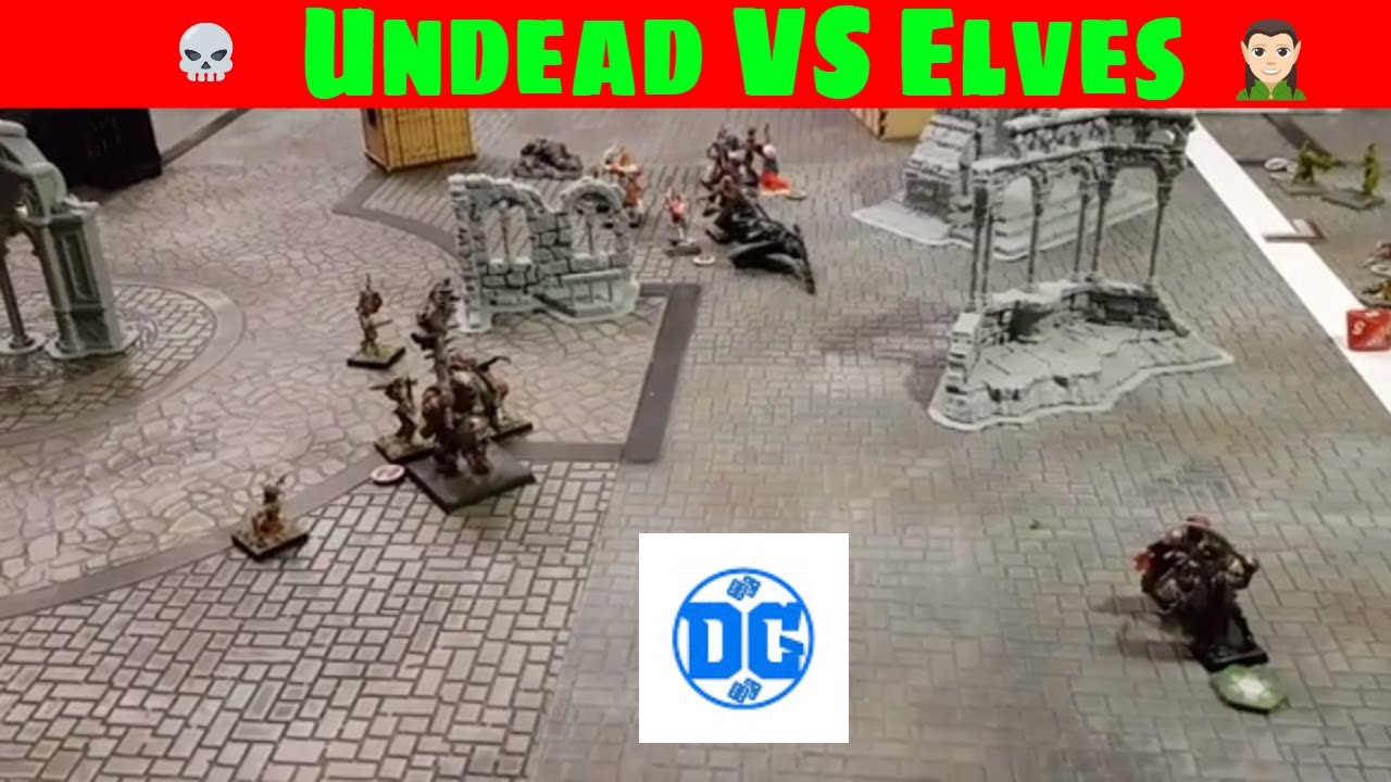 Let's Play: Vanguard a skirmish game from Mantic. 200p Undead VS Elves Recover the Plans