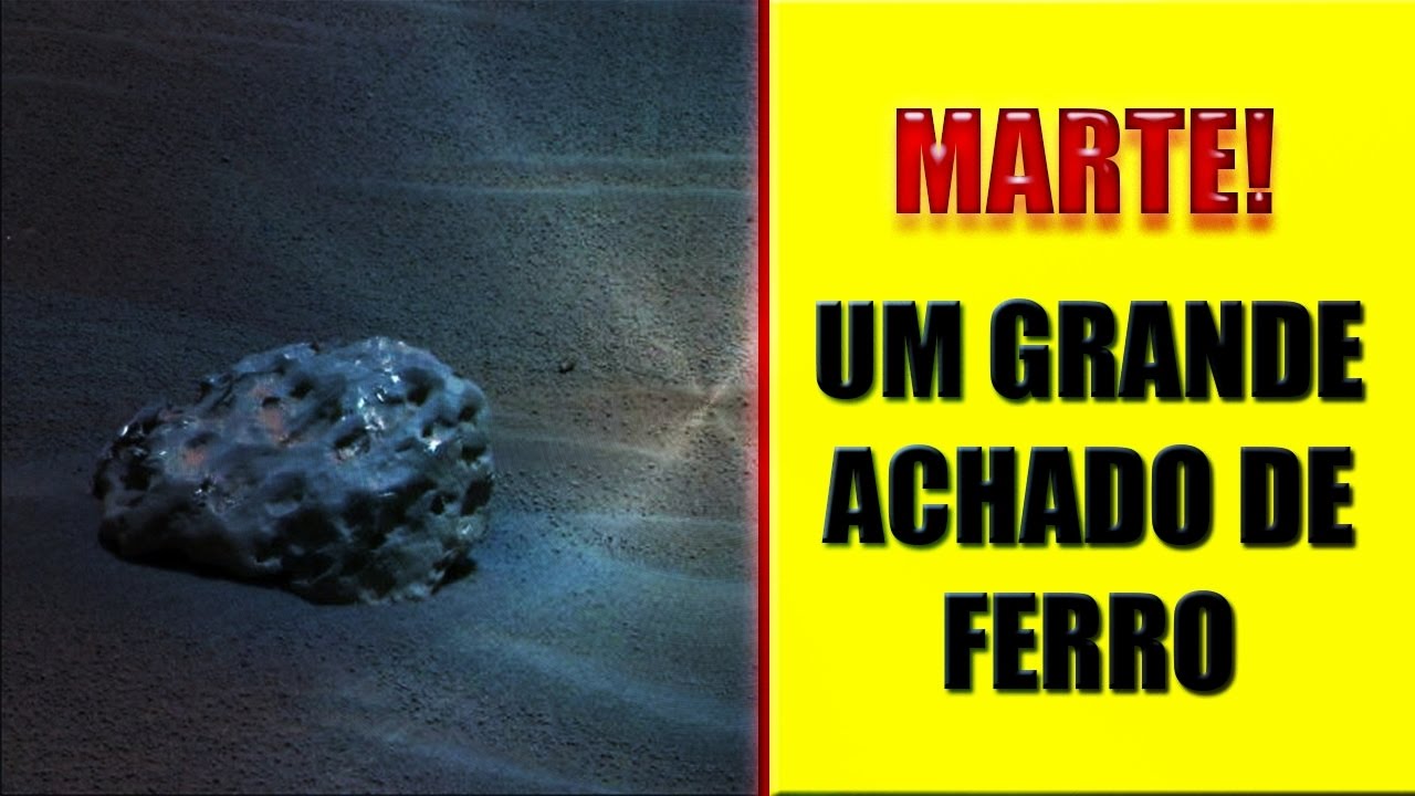METEORITO DE FERRO ENCONTRADO EM MARTE