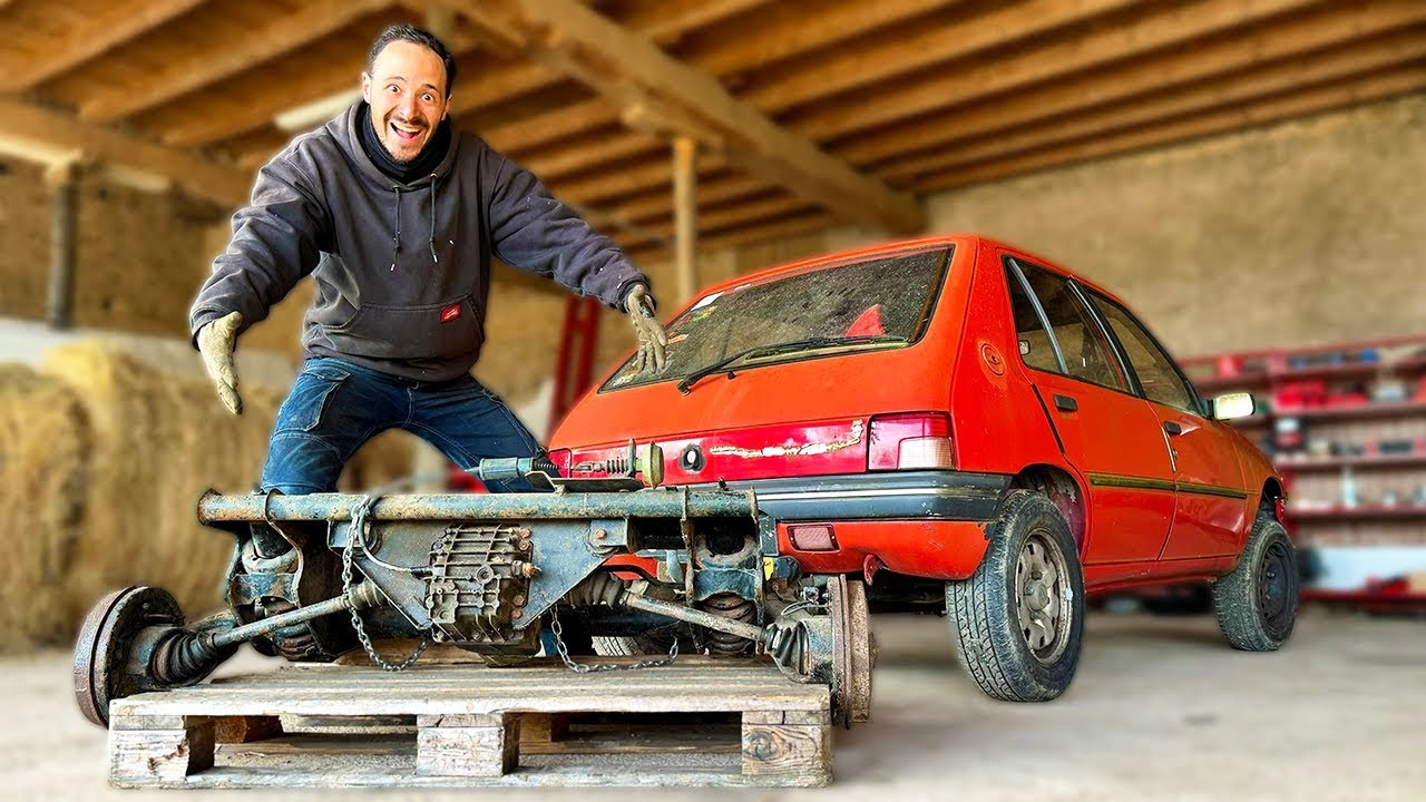 Je CONSTRUIS une 205 4X4 TURBO !!!