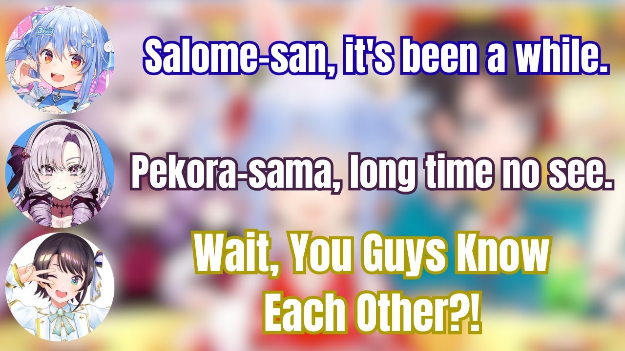 Subaru is Shocked by Pekora and Salome’s Unexpected Connection