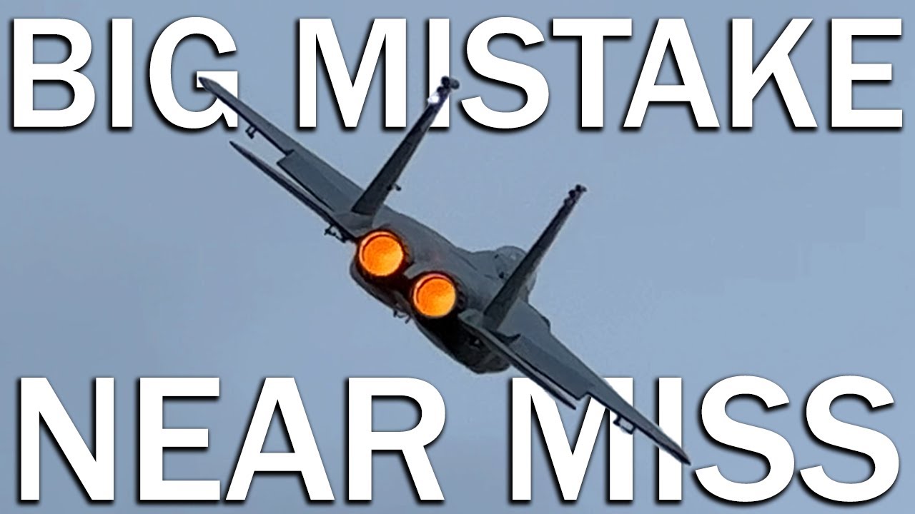 NEARLY CRASHED My Eagle (Freewing F-15 90mm RC Plane)