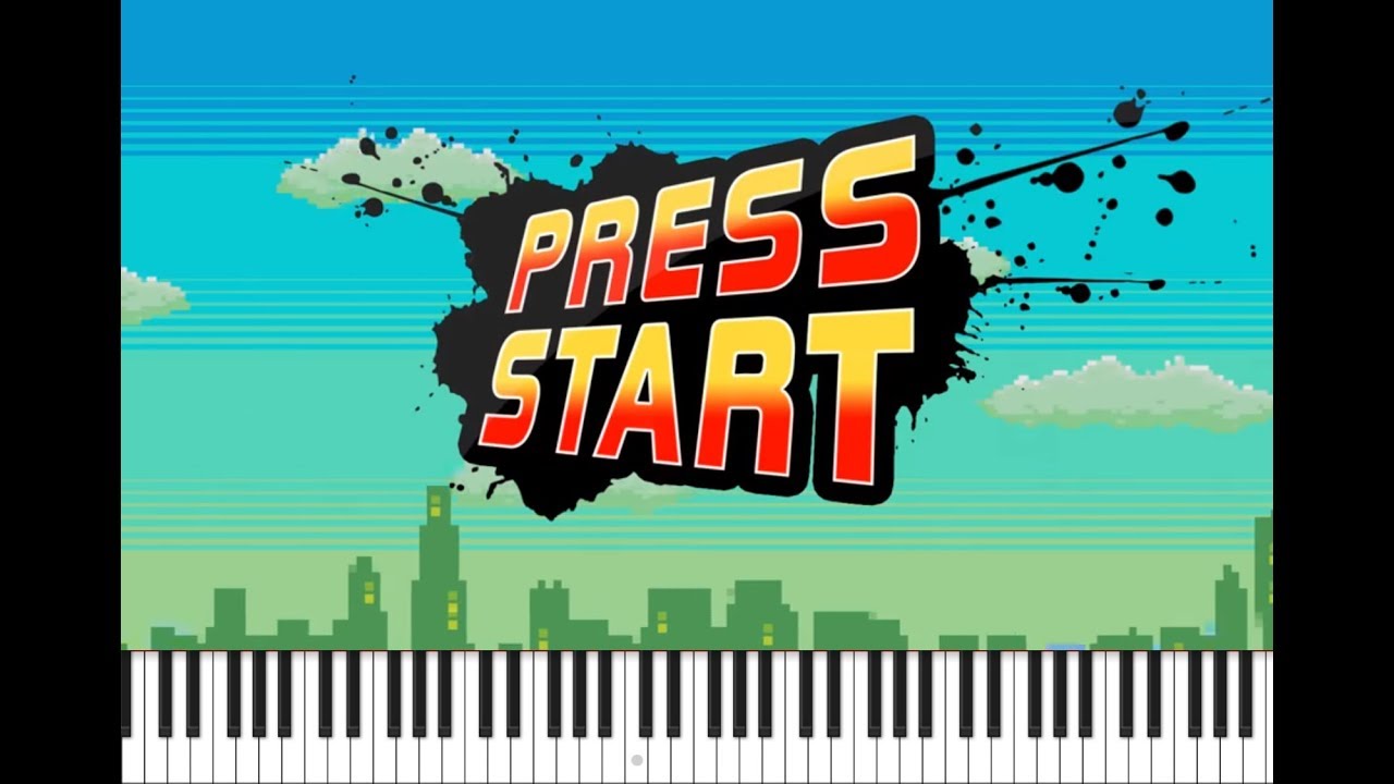 MDK - Press Start (full) piano tutorial