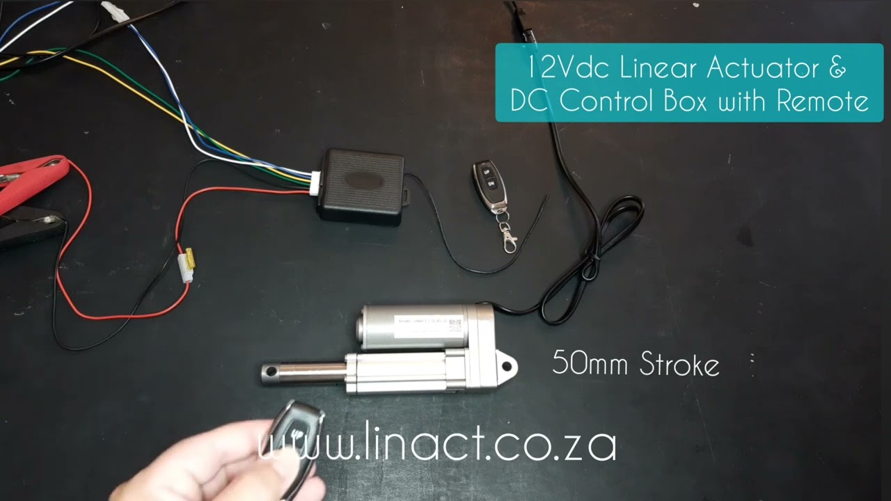 50mm 12v Linear Actuator with 12Vdc Controller