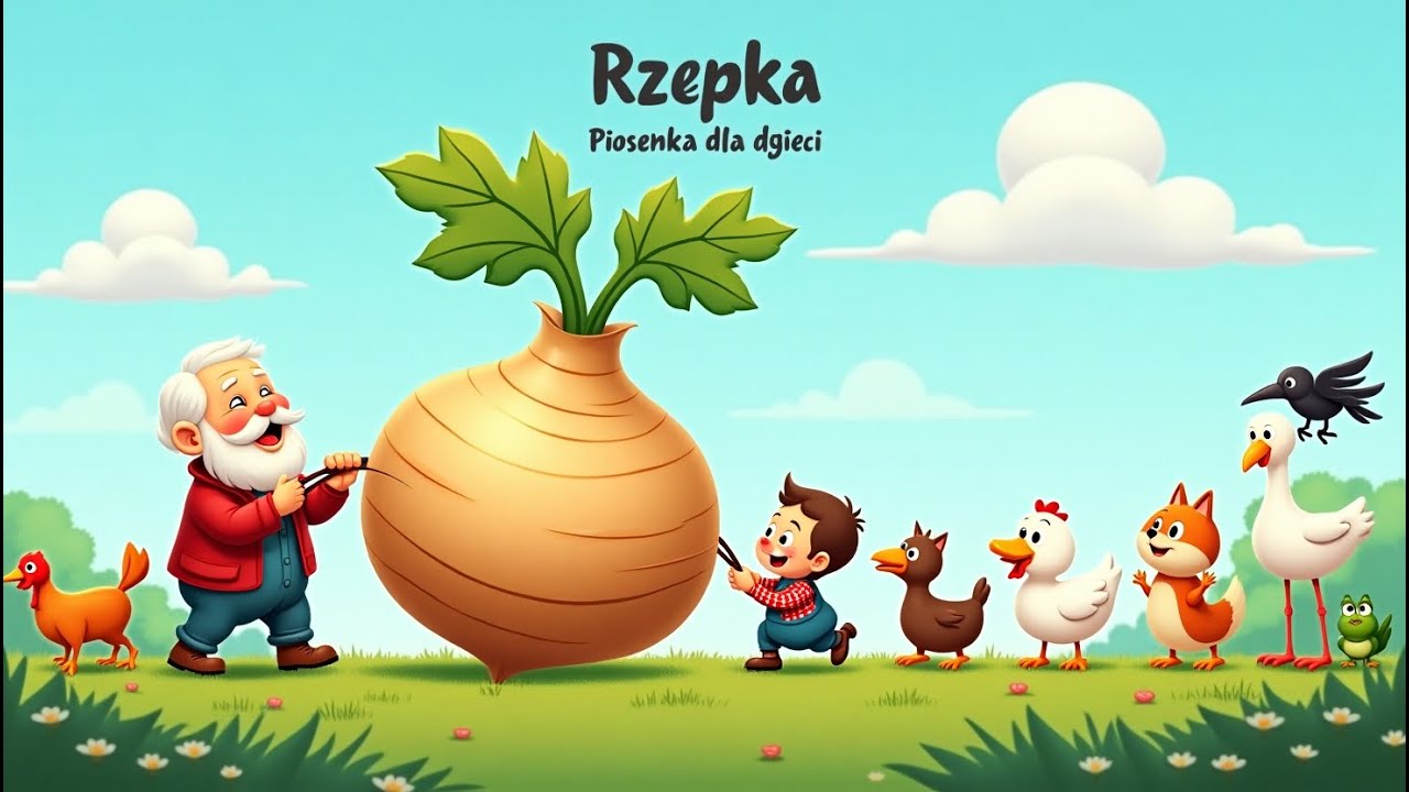 🎵 Rzepka – Piosenka dla dzieci | Bajkowe Piosenki 🎵
