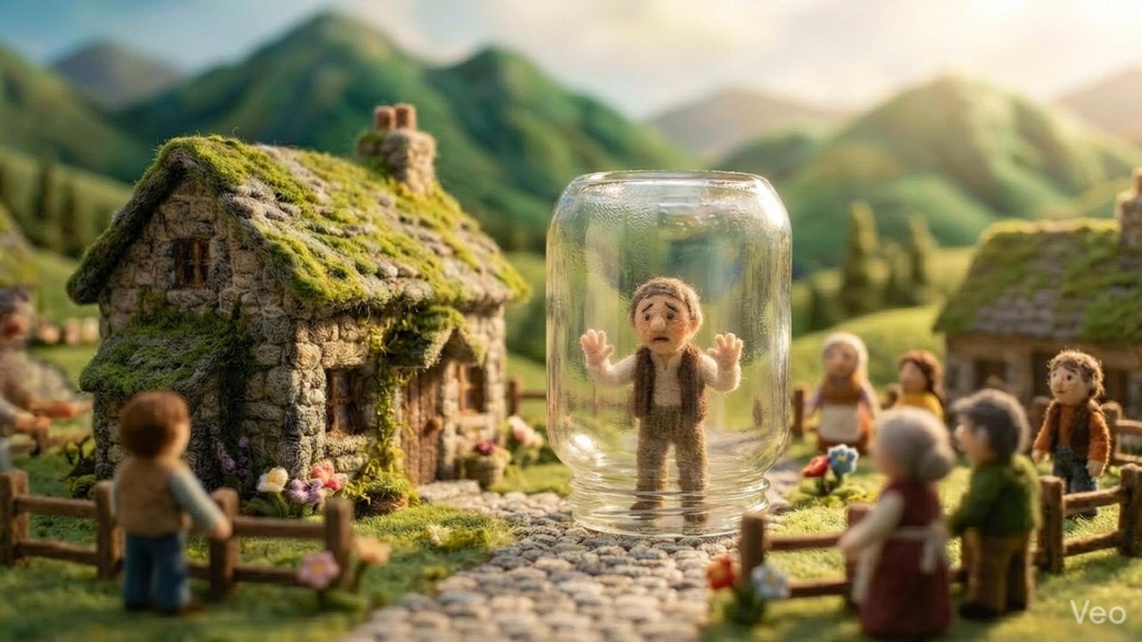 Surreal AI Film &bull; A Very Unusual Town | The Dream Village (4k)
