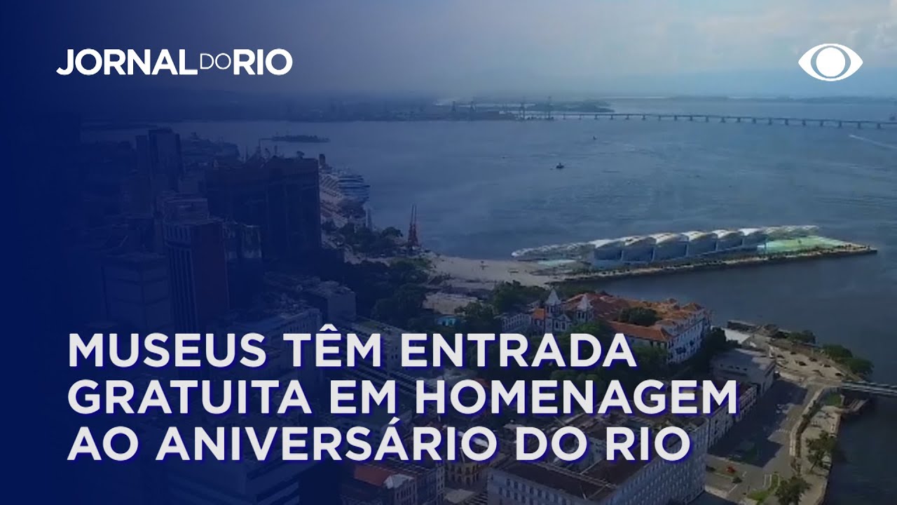 Museus têm entrada gratuita em homenagem ao aniversário do Rio